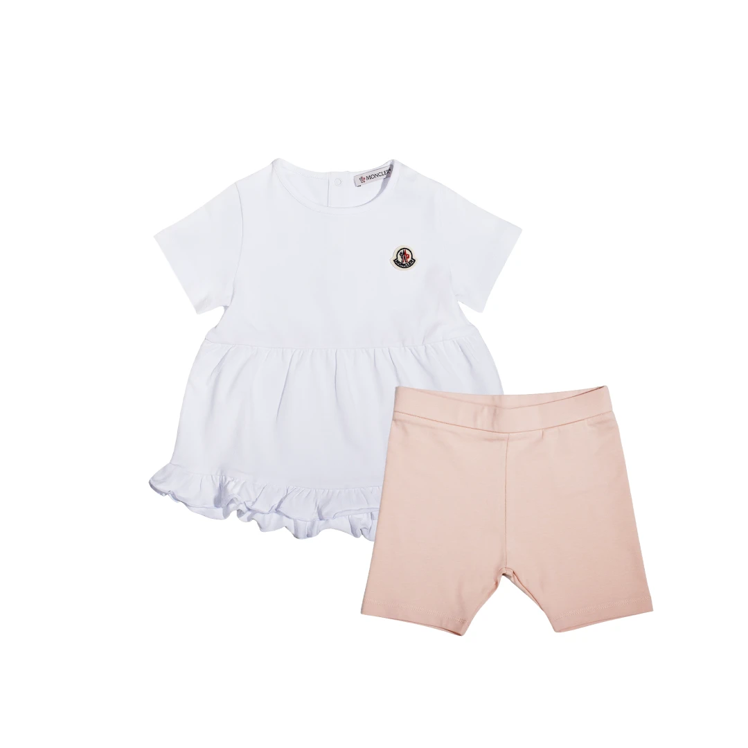 MONCLER Ruffle Trimmed Tshirt And Pants