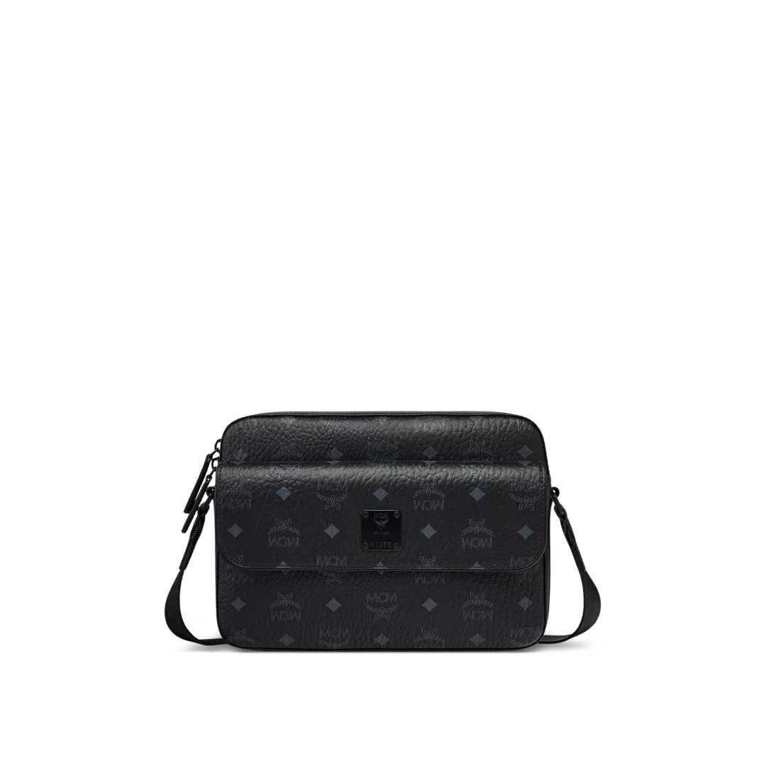 MCM Medium Aren Messenger Bag Visetos