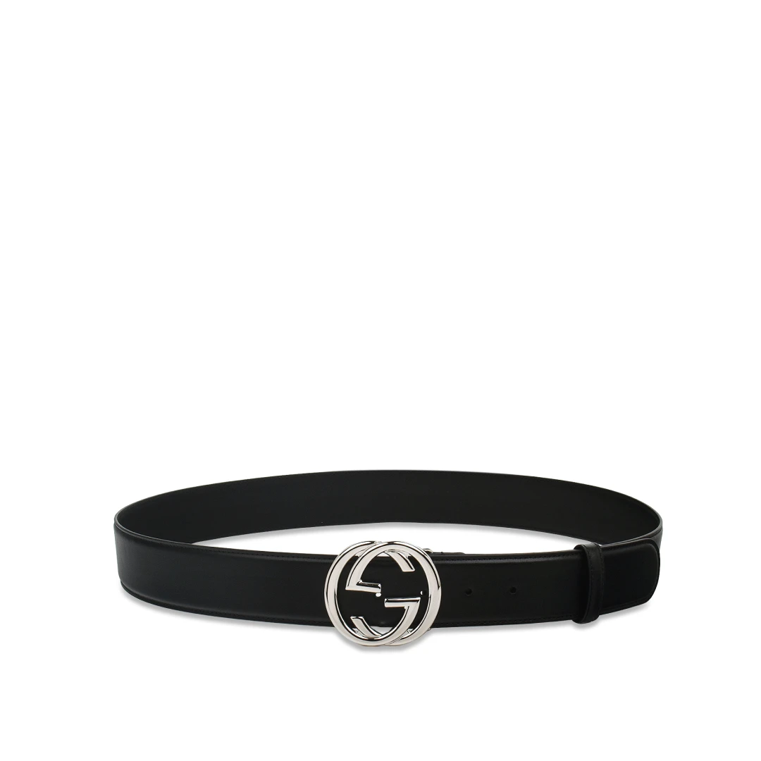 GUCCI GG Interlocking 40mm Belt Leather