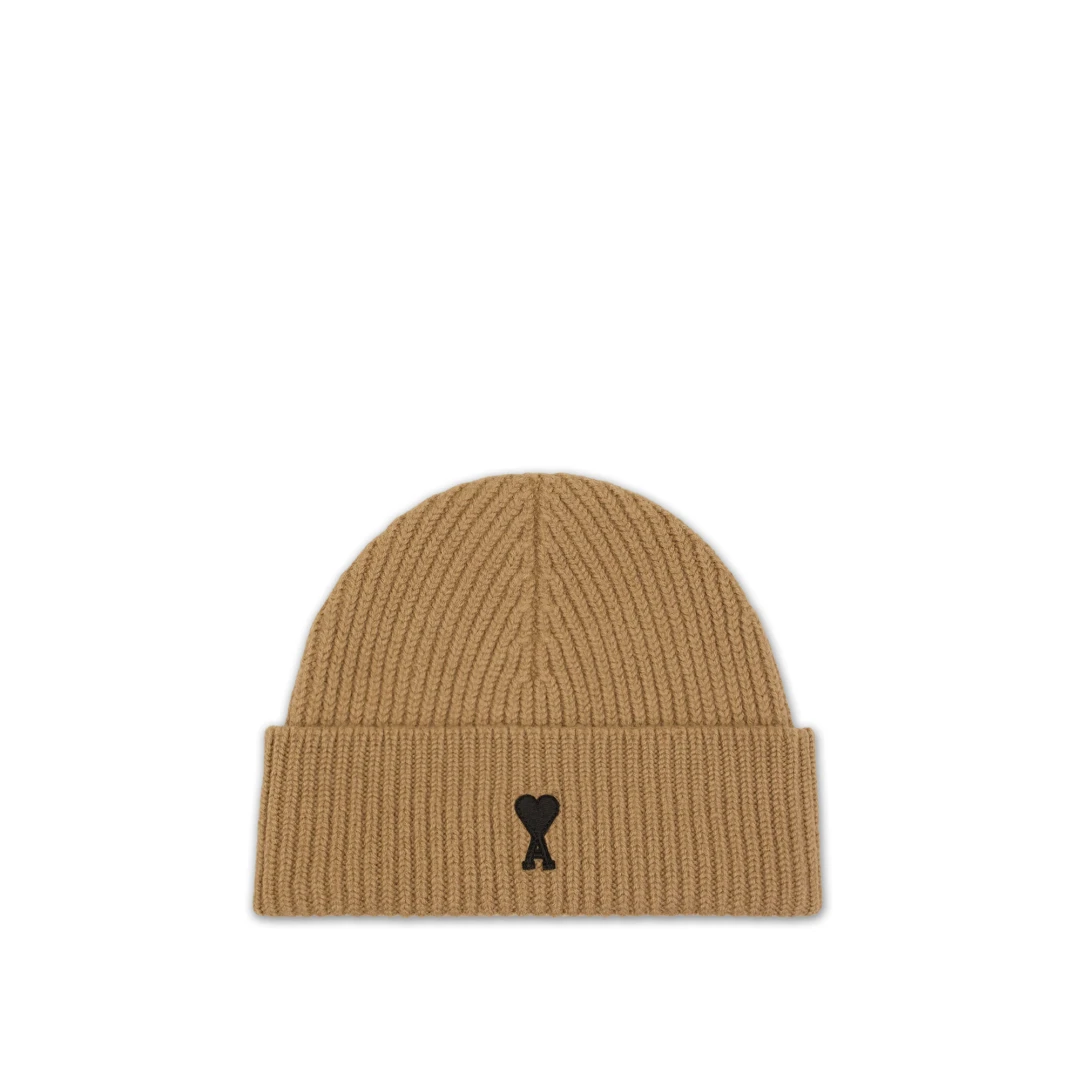 AMI PARIS Black Ami De Coeur Beanie
