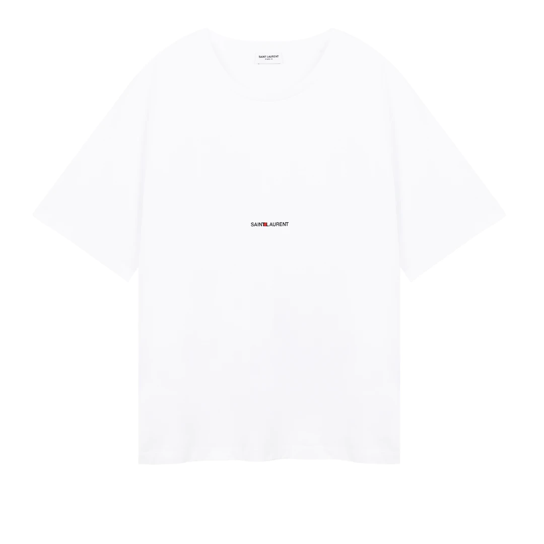 SAINT LAURENT Small Logo Tshirt