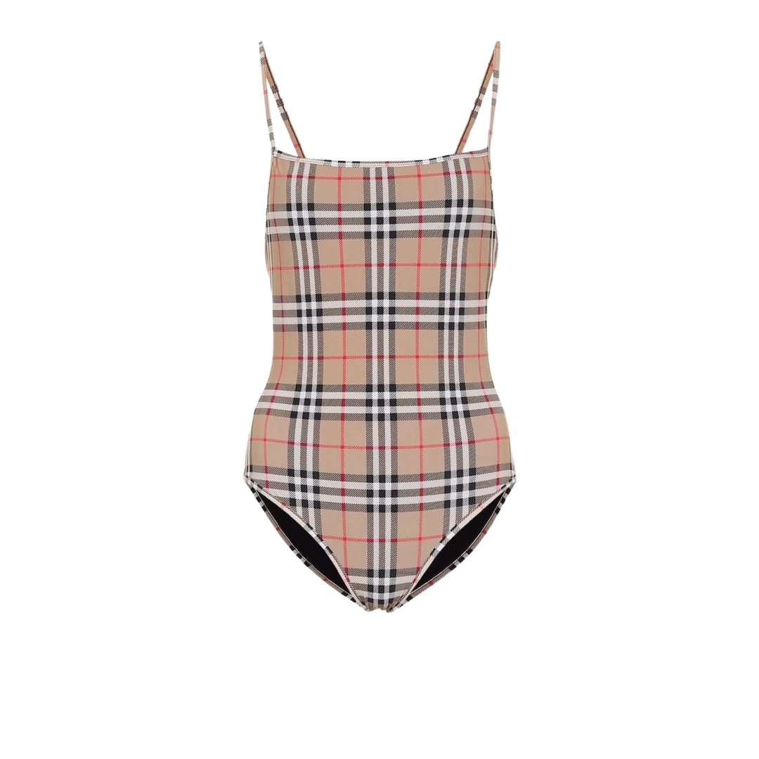 BURBERRY Delia Vintage Check Swimsuit