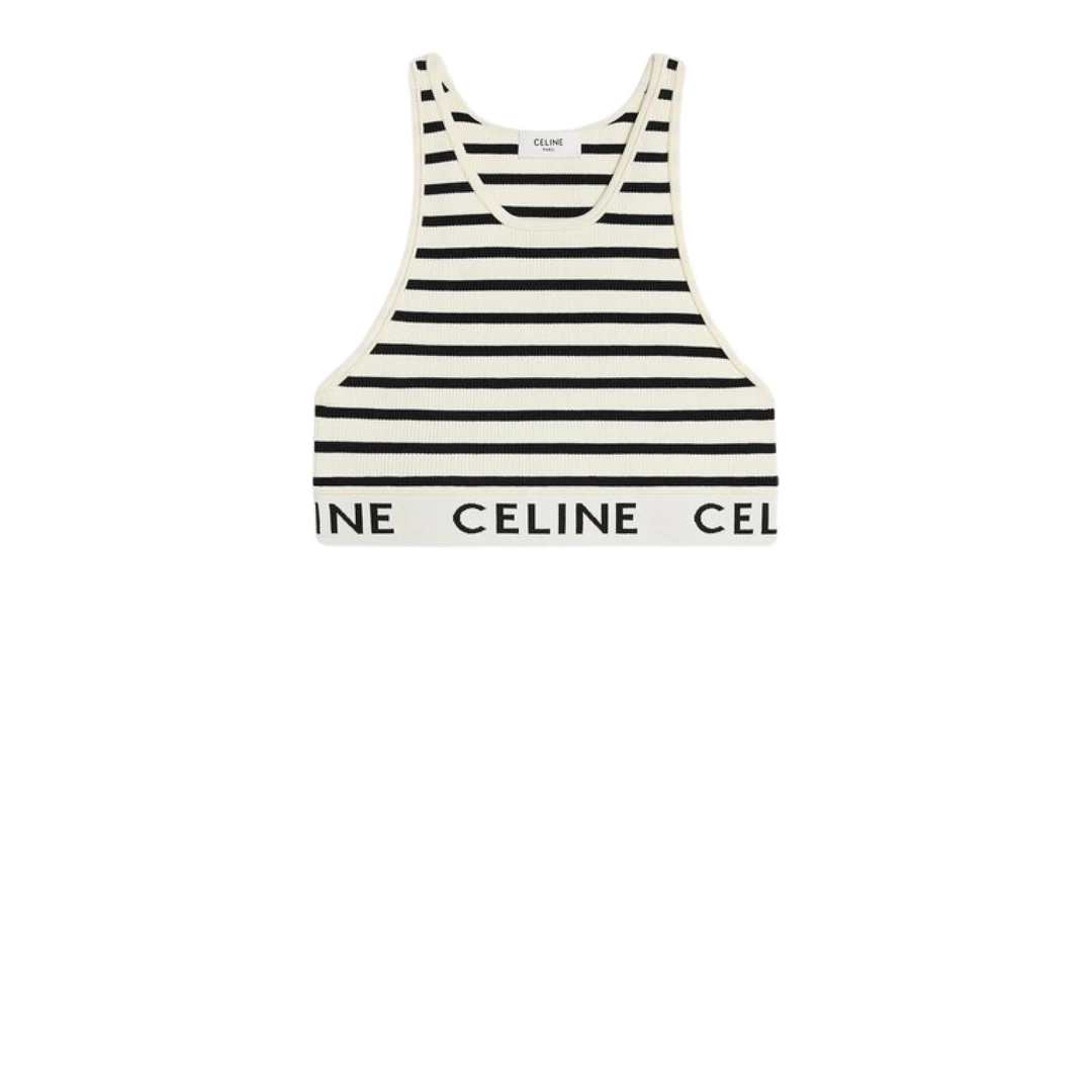 CELINE Sports Bra In Athletic Knit