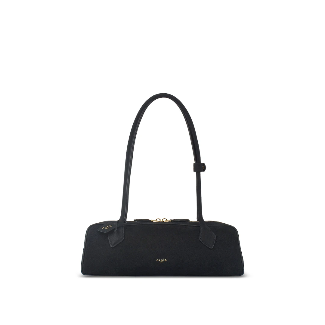 ALAIA Le Teckel Medium Bag In Nubuck Calfskin