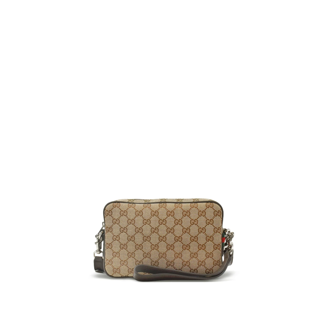 GUCCI GG Supreme Small Crossbody Bag Canvas