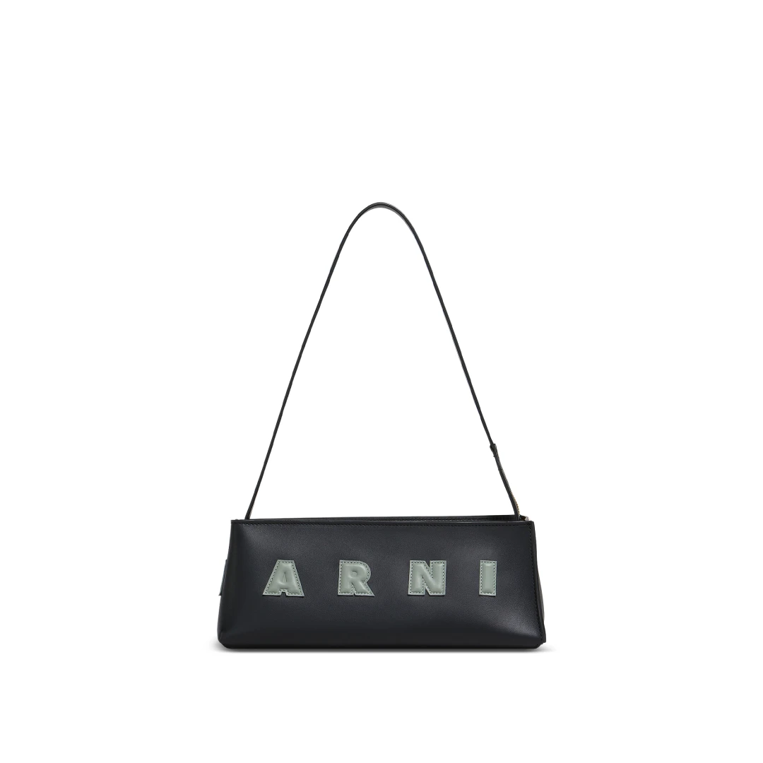 MARNI Museo Compact Baguette Bag Calfskin Leather
