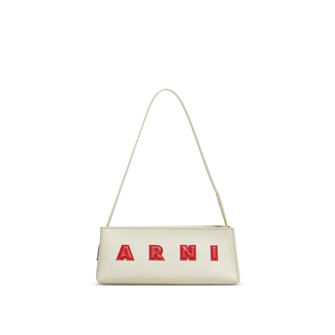 MARNI Museo Compact Baguette Bag Calfskin Leather