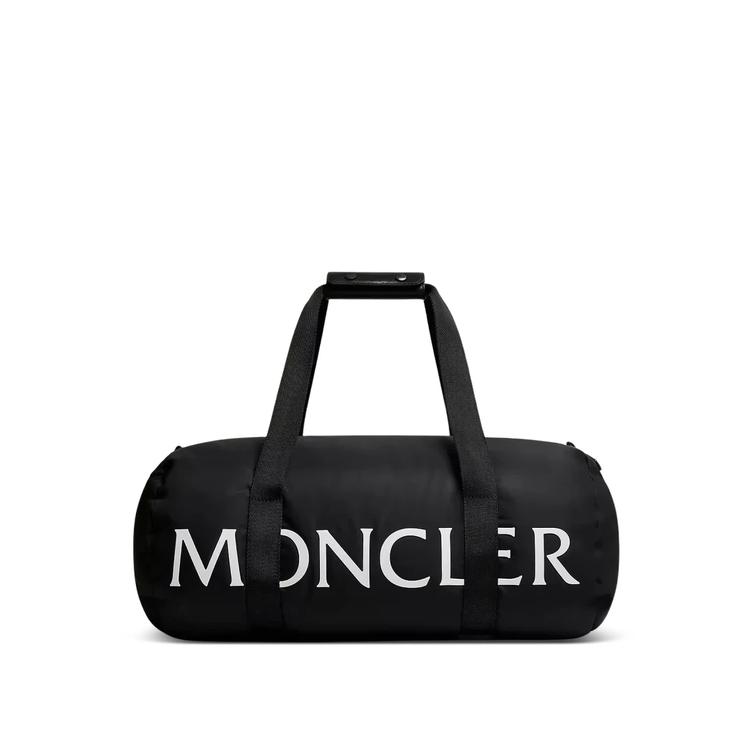 MONCLER Logo Water Repellent Down Filled Duffle Bag