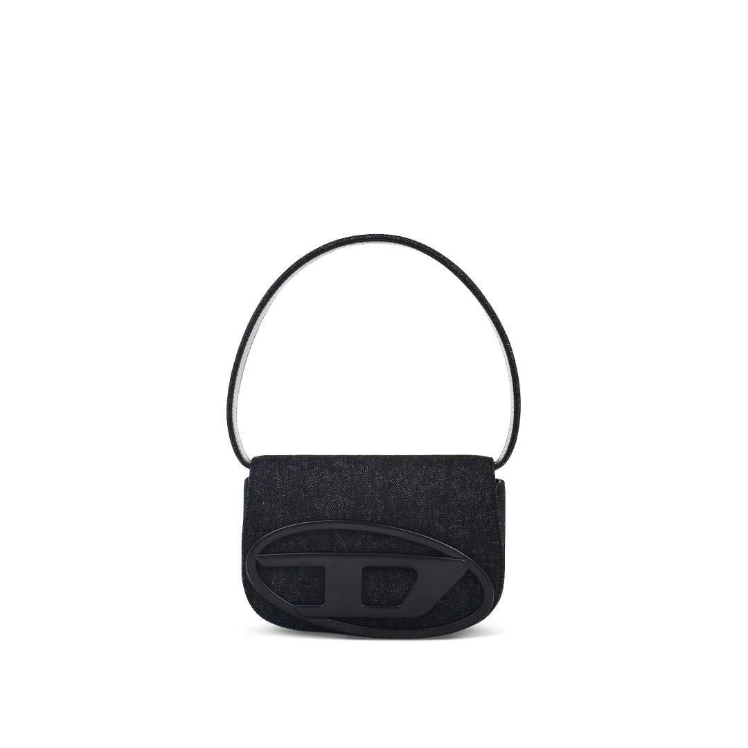 DIESEL 1DR Iconic Shoulder Bag In Washed Denim