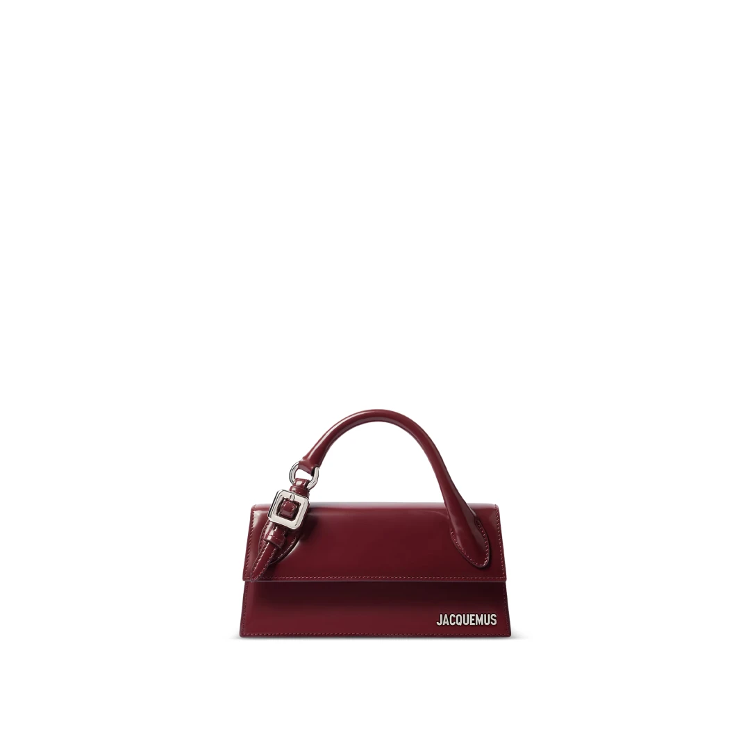 JACQUEMUS Le Chiquito Long Patent Leather With Buckle