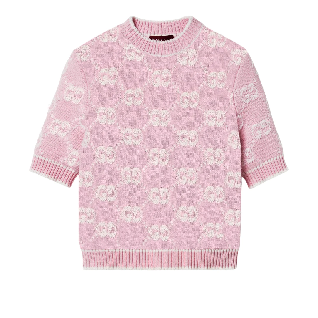 GUCCI GG Supreme Wool Bouclé Top