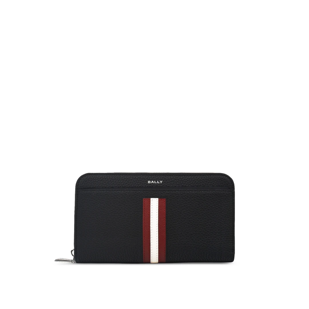 BALLY Ribbon Zip Around Wallet