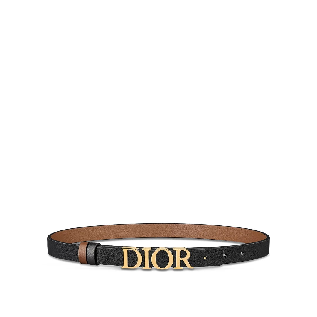 CHRISTIAN DIOR D-Dream Reversible 20mm Belt Smooth Calfskin