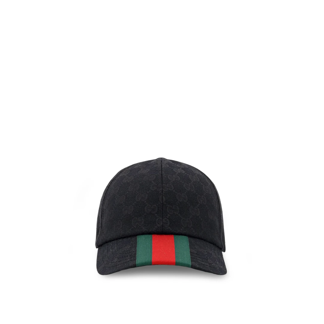 GUCCI GG Supreme Baseball Cap Canvas With Web