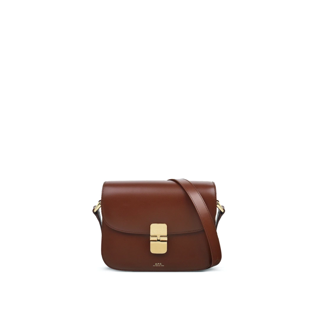 A.P.C. Small Grace Crossbody Bag Leather