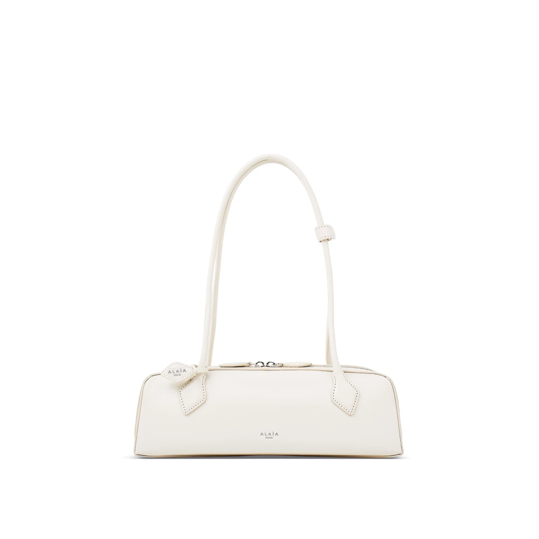 ALAIA Le Teckel Medium Bag In Shiny Goatskin