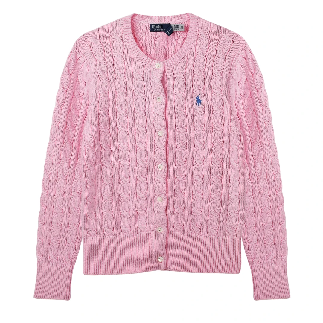 POLO RALPH LAUREN Cable Knit Crewneck Cardigan