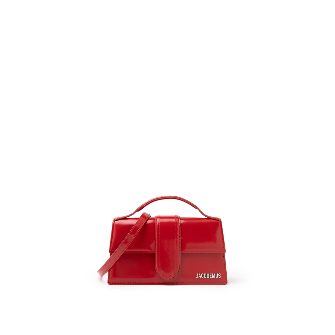 JACQUEMUS Le Grand Bambino Patent Leather