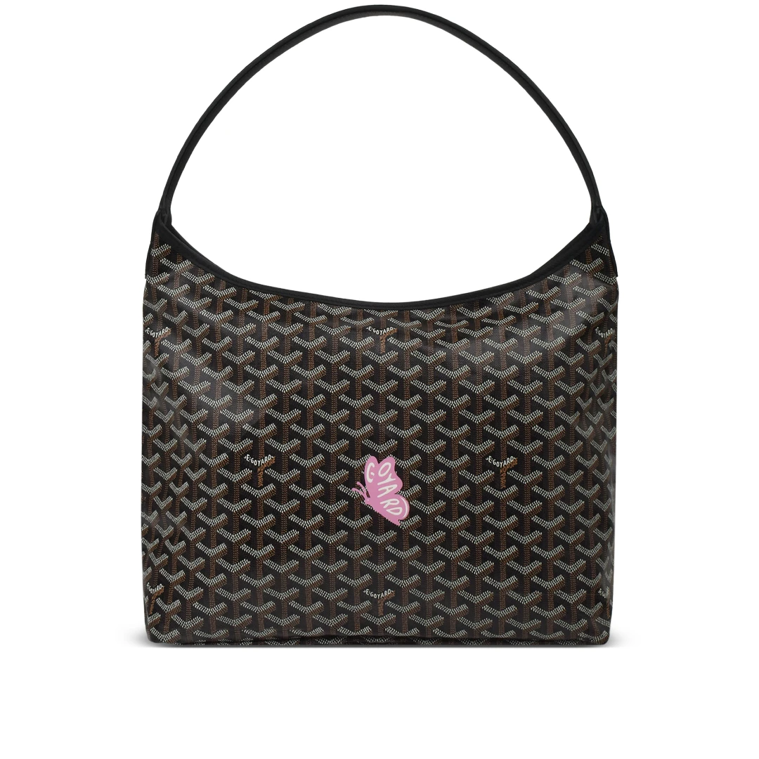 GOYARD Boheme Hobo Bag With Butterfly Stamp