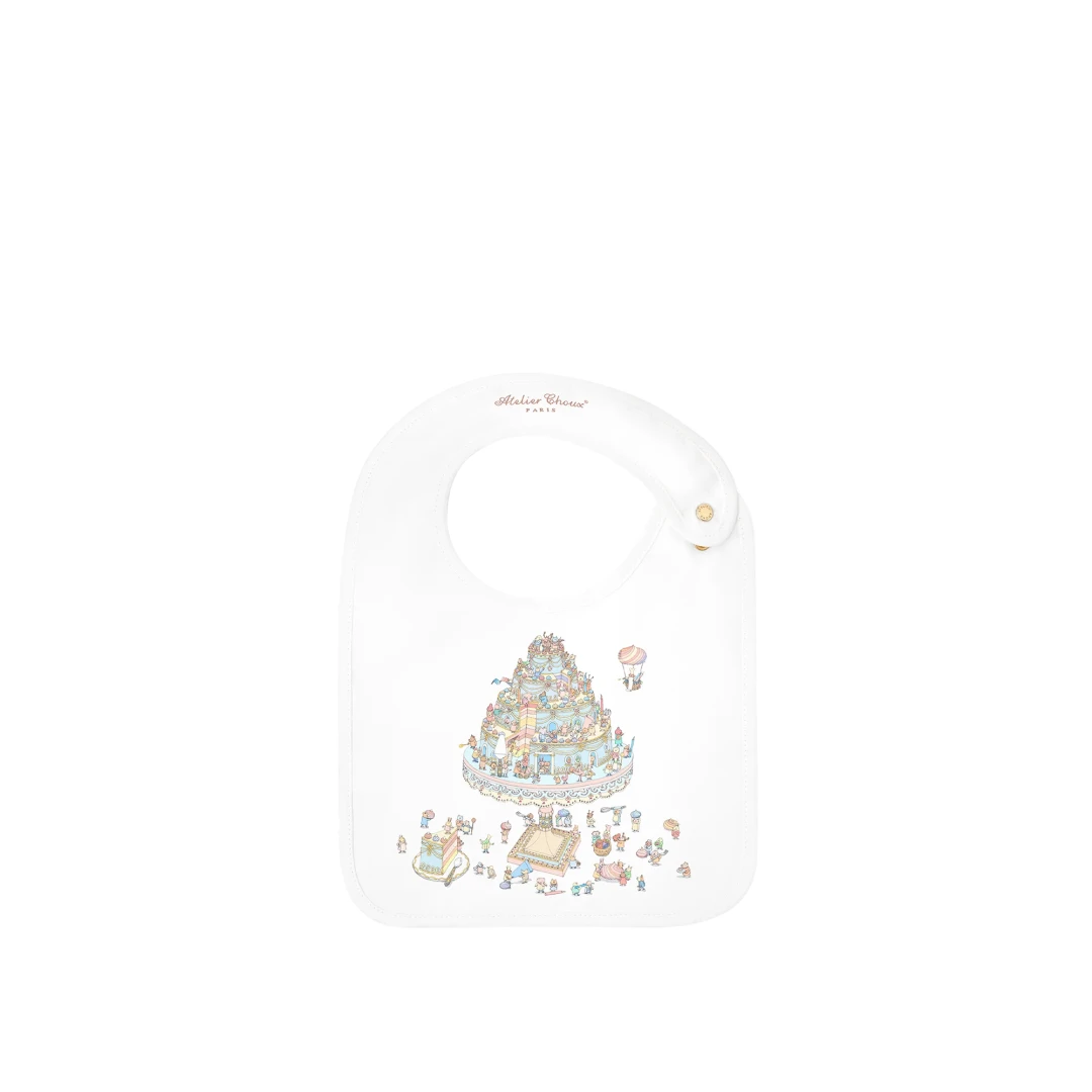 ATELIER CHOUX Le Gateau Satin Bib