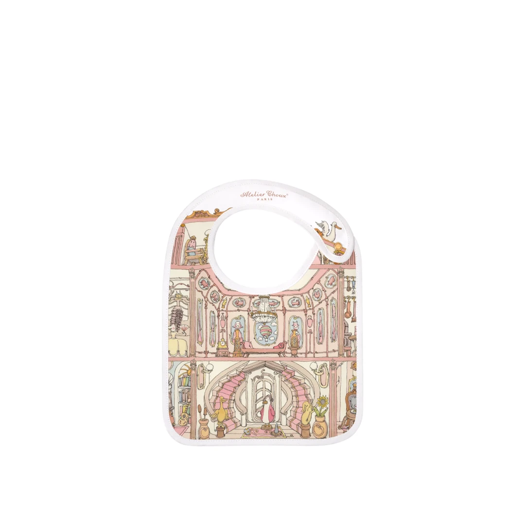 ATELIER CHOUX Dollhouse Satin Bib
