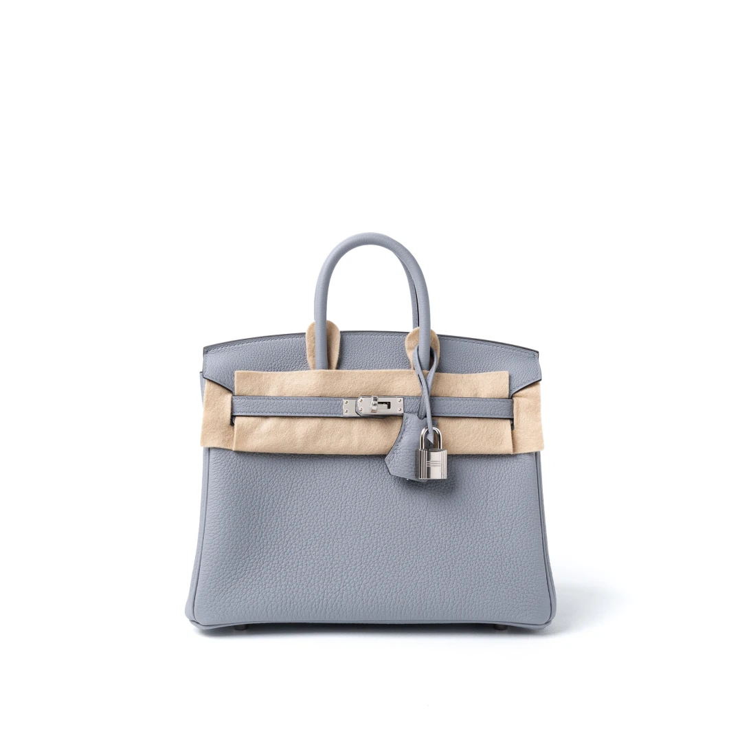 HERMES Birkin 25 Togo Leather Phw